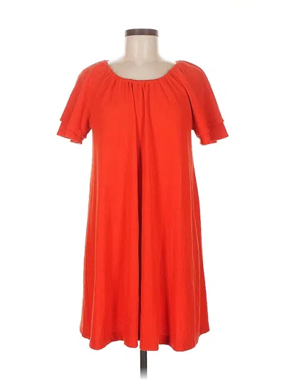 Pre-owned Texture & Thread Madewell Casual Dress In Orange