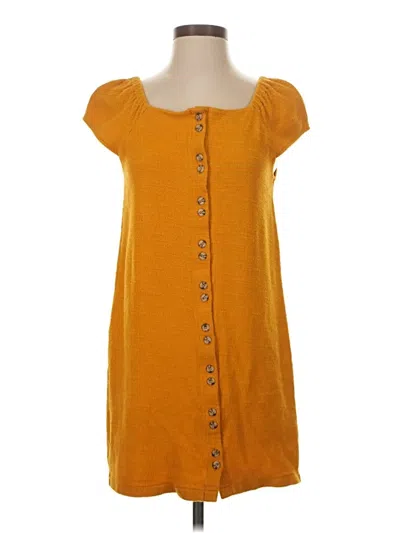 Pre-owned Texture & Thread Madewell Casual Dress In Orange