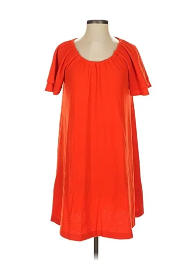 Pre-owned Texture & Thread Madewell Casual Dress In Orange