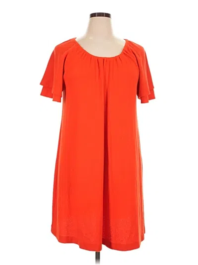 Pre-owned Texture & Thread Madewell Casual Dress In Orange