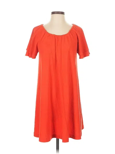 Pre-owned Texture & Thread Madewell Casual Dress In Red