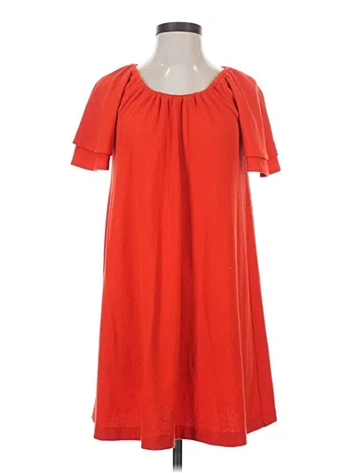 Pre-owned Texture & Thread Madewell Casual Dress In Red