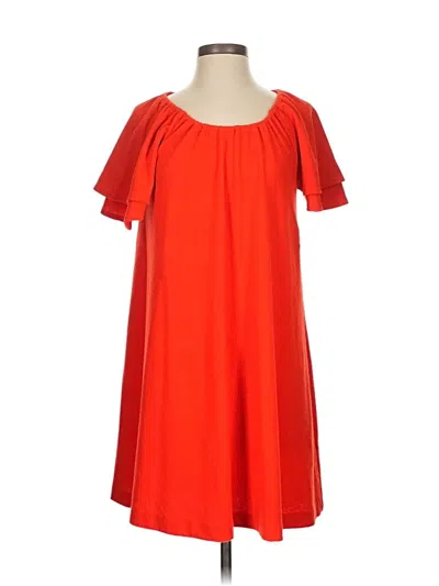 Pre-owned Texture & Thread Madewell Casual Dress In Red