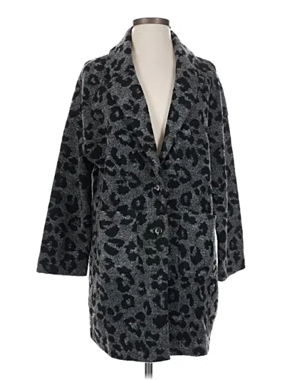 Pre-owned Texture & Thread Madewell Coat In Gray