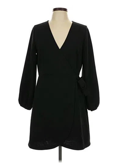 Pre-owned Texture & Thread Madewell Cocktail Dress In Black