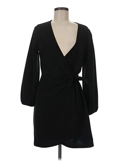 Pre-owned Texture & Thread Madewell Cocktail Dress In Black