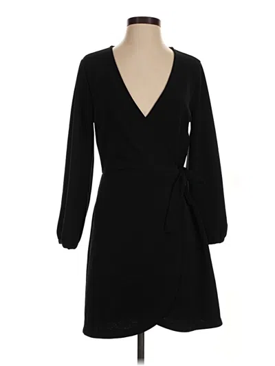 Pre-owned Texture & Thread Madewell Cocktail Dress In Black