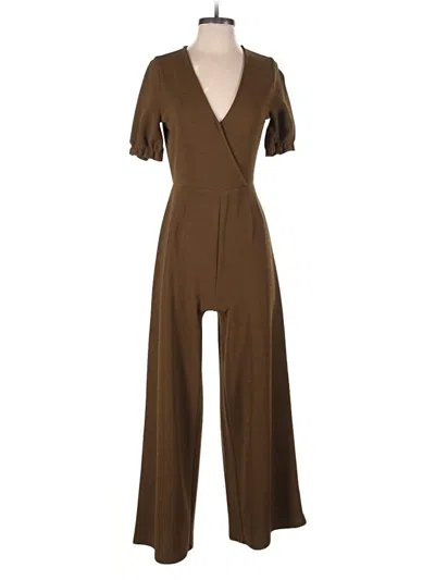 Pre-owned Texture & Thread Madewell Jumpsuit In Brown