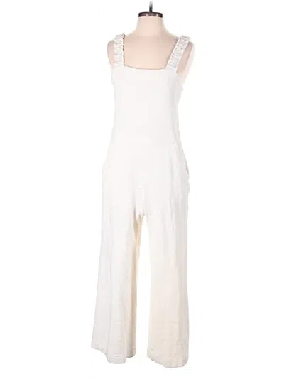 Pre-owned Texture & Thread Madewell Jumpsuit In Ivory