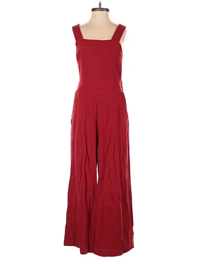 Pre-owned Texture & Thread Madewell Jumpsuit In Red
