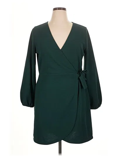Pre-owned Texture & Thread Madewell Kimono In Green