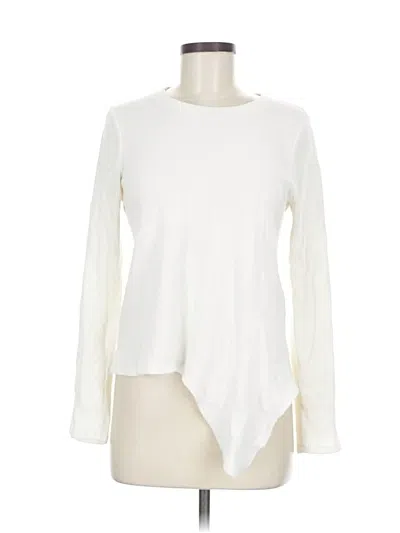 Pre-owned Texture & Thread Madewell Long Sleeve T-shirt In White