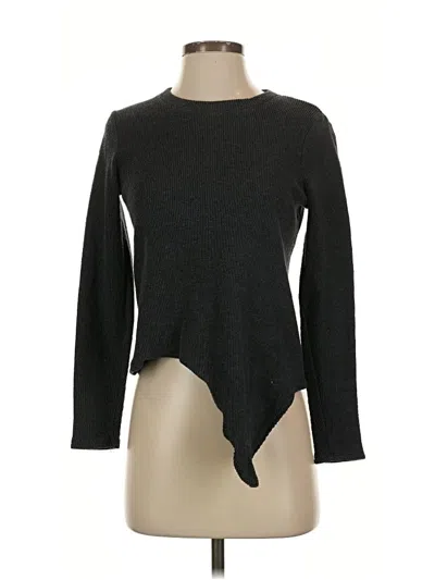 Pre-owned Texture & Thread Madewell Long Sleeve T-shirt In Gray