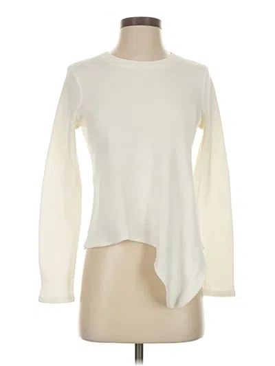 Pre-owned Texture & Thread Madewell Long Sleeve T-shirt In White