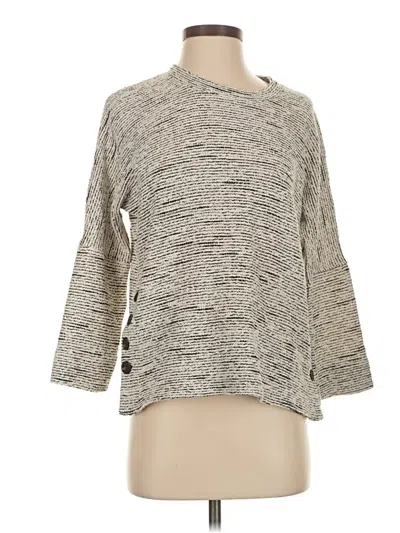 Pre-owned Texture & Thread Madewell Pullover Sweater In Gray