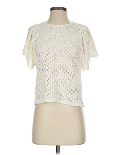 Pre-owned Texture & Thread Madewell Pullover Sweater In Ivory