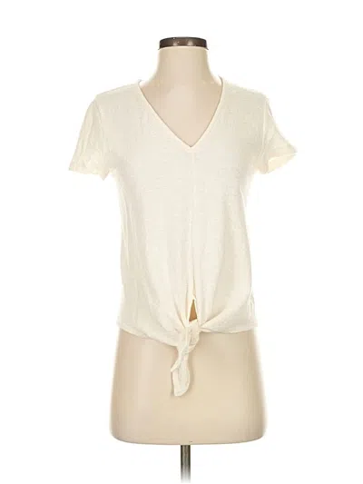 Pre-owned Texture & Thread Madewell Short Sleeve T-shirt In White