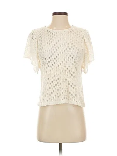 Pre-owned Texture & Thread Madewell Short Sleeve T-shirt In White