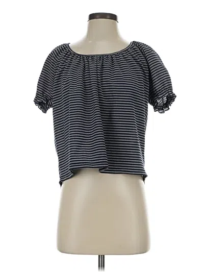 Pre-owned Texture & Thread Madewell Short Sleeve T-shirt In Black