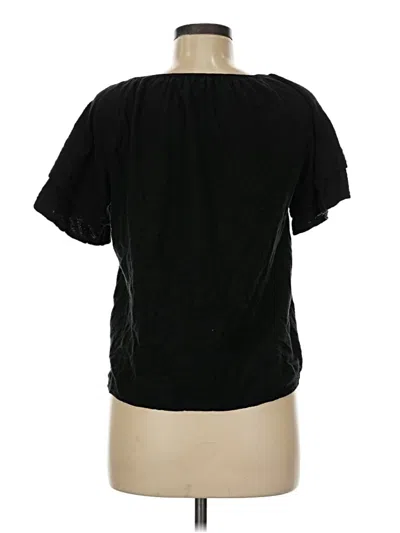 Pre-owned Texture & Thread Madewell Short Sleeve T-shirt In Black