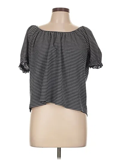 Pre-owned Texture & Thread Madewell Short Sleeve T-shirt In Black