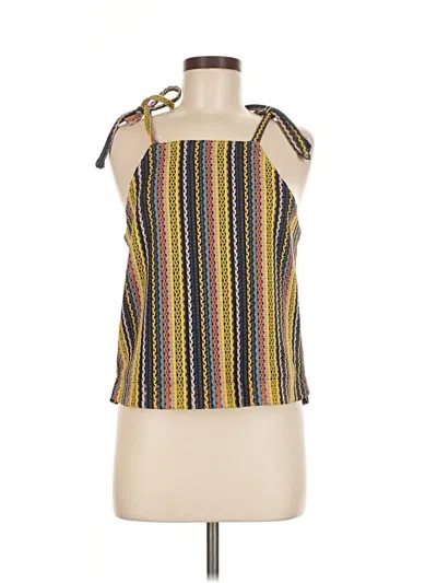 Pre-owned Texture & Thread Madewell Sleeveless Blouse In Yellow