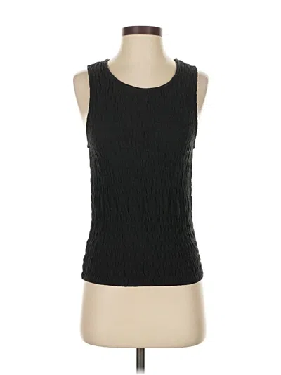 Pre-owned Texture & Thread Madewell Sleeveless T-shirt In Black