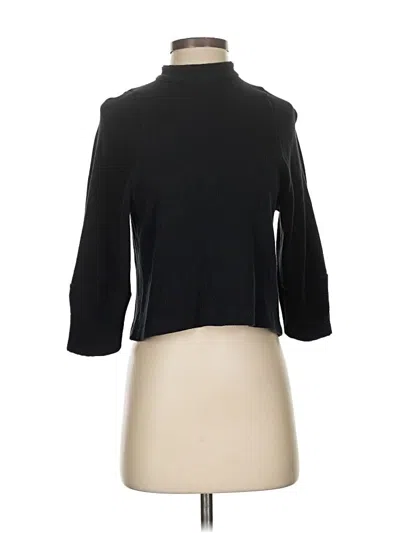 Pre-owned Texture & Thread Madewell Turtleneck Sweater In Black