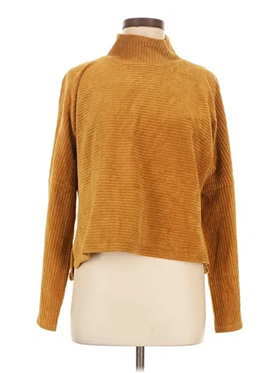 Pre-owned Texture & Thread Madewell Turtleneck Sweater In Brown