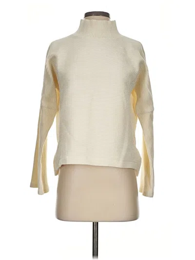 Pre-owned Texture & Thread Madewell Turtleneck Sweater In Ivory