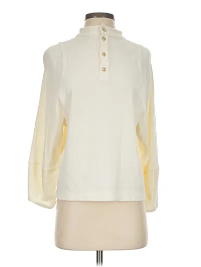 Pre-owned Texture & Thread Madewell Turtleneck Sweater In Ivory