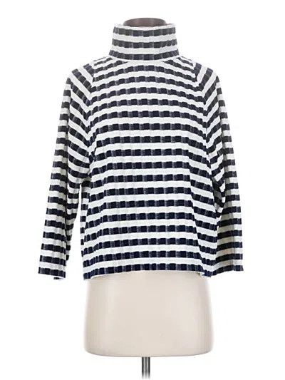 Pre-owned Texture & Thread Madewell Turtleneck Sweater In White