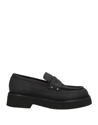 Tf Sport Woman Loafers Black Size 8 Leather