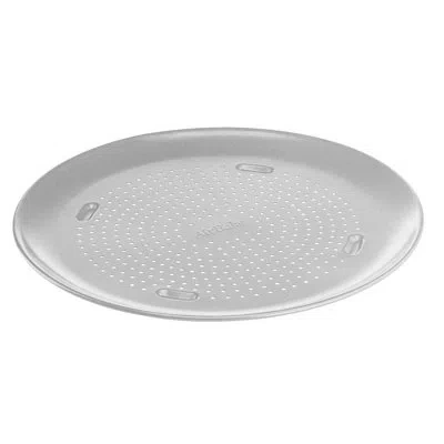 T-fal Airbake Natural Large Pizza Pan In Silver