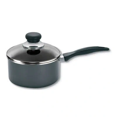 T-fal Saucepan With Lid In Silver;matte Black;gray