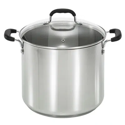 T-fal Stainless Steel 12 Qt. Stockpot With Lid