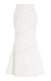 Tg Botanical Amalia Cotton Skirt In White