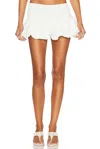Tg Botanical Boof Skirt In White