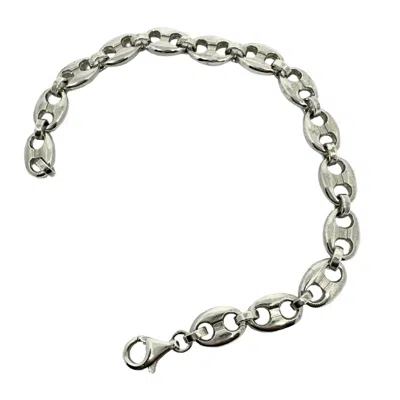 Tg-jewellery By Tamara Gervasio Men's Anchor Link Sterling Silver Bracelet