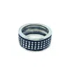 Tg-jewellery By Tamara Gervasio Men's Crocodile Oxide Silver Man Chunky Ring
