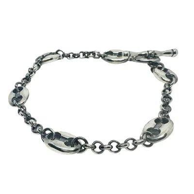 Tg-jewellery By Tamara Gervasio Men's Silver Anchor Chain T-bar Unisex