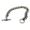 Tg-jewellery By Tamara Gervasio Men's Silver Celtic Dog Solid Curb Chain 12mm