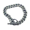 Tg-jewellery By Tamara Gervasio Men's Silver Celtic Dog Two Curb Chain
