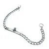 Tg-jewellery By Tamara Gervasio Skull Men's Flat Curb Silver Bracelet