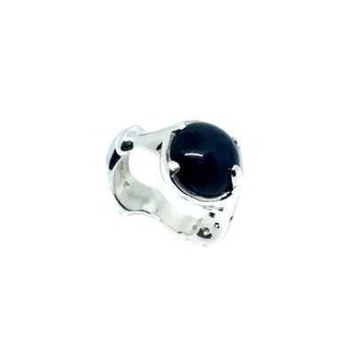 Tg-jewellery By Tamara Gervasio Women's Brown / Silver The Sculpture Silver Ring Tiger Eyes In Multi