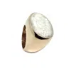 Tg-jewellery By Tamara Gervasio Women's Gold / White Cocktail Enamel Pearl Brass Ring One Of A Kind