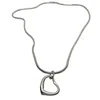 Tg-jewellery By Tamara Gervasio Women's Heart Pendant Silver Snake Chain