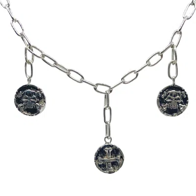 Tg-jewellery By Tamara Gervasio Women's Medaglie Skulls Silver Chain