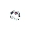 Tg-jewellery By Tamara Gervasio Women's Pink / Silver Sea Slug Silver Ring Cubic Zirconia And Pink Tourmaline In Multi