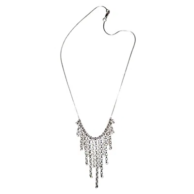 Tg-jewellery By Tamara Gervasio Women's Rain Drop Chain Necklace – Handcrafted  Recycle Sterling Silver
